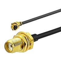 Radio Frequency Coaxial Elastic Alloy Female UFL Pigtail Cable 