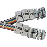 2.54-spacing IDC Color Ribbon Cable Converted to 10P Simple Header, for LED Display, Ribbon Cable Terminal Connection Cable 