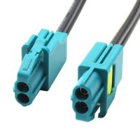 Custom Cable 2 in 1 Side insertion Car 360 signal adapter MINI Fakra Connector