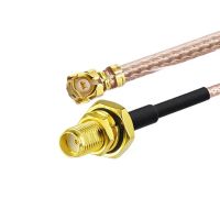 RF Coaxial Cable RF-SMA Female to IPEX1.13 UFL Pigtail Cable With O-Ring