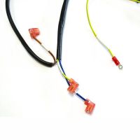 Wires for use inside medical equipment, KST:FLDNYI-187 multi-head spring-loaded circular ring terminal connection wires