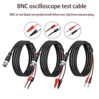 BNC to Kelvin Banana Plug Test Probe Hook, Q9 Signal Test Oscilloscope Monitoring Probe Power Cable