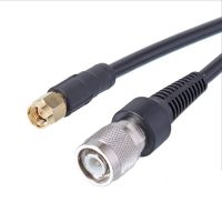 SMA-J Male Injection-molded to TNC-J Injection-molded, 3DFB Double-shielded Wire, Wire Options: RG58LMR200 