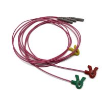ECG Monitor Lead Wires for Neonates and Children, Clip Wires