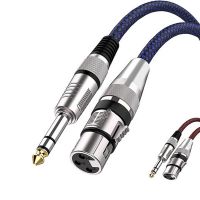 6.5mm to XLR Cable - PVC Fireproof Sheath, FOC Oxygen-Free Copper Wire Core, 3-Core Balanced Audio Cable