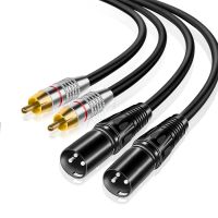 Custom High-Quality Dual XLR to Dual RCA Audio Cable - Lossless Sound Quality XLR to RCA Audio Cable