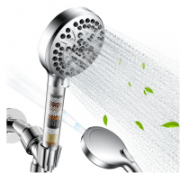 Ten functions  handheld shower set with filter and power wash