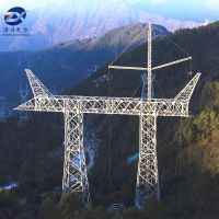 High Voltage Steel Transmission Tower Power Capacity 100kv - 500kv Windproof Waterproof