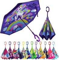 Children&#039;s Umbrella, Reverse Umbrella for Girls, Inverted Boys, Inverted Umbrella, Suitable for Boys and Unicorn Gifts Ages 4-13 Years Old (Magic Unicorn)
