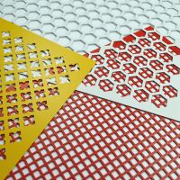 Perforated aluminum plate