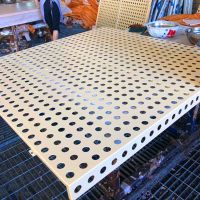 Perforated metal sheet