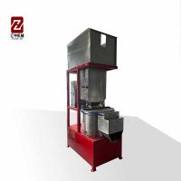 Large scale seed coating machine