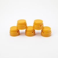 Pull-ring plastic caps for cooking oil bottles