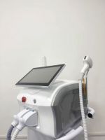 Skin Cooling System 808 Diode Hair and Tattoo Removal Laser 2 Handles Portable Diode Pico Laser Q Switch Nd Yag Laser Titanium