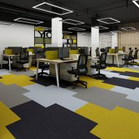 Office Commercial Modular Floor Square Carpet Tiles Mat Rug