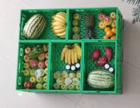 High Quality Logistic Folding Crate Box Fruit Collapsible Vegetable Plastic Crate