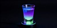 LED Light Up Shot Glass with Color Changing Base for Nightclubs From China