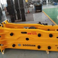Soosan SB20 New Sliding Hydraulic Crusher for Construction and Mining Machinery, with Two Chisels and Low Noise
