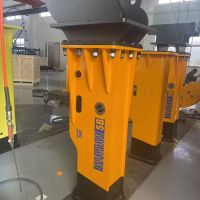 For Soosan SB50 Hydraulic Rock Breaker Hammer Low Noise Silent Type with Two Chisels