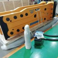 For SOOSAN Heavy Machinery Hydraulic Breaker Excavator Attachment for General Road Works
