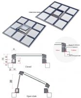 2025 Customized House Skylight Glass Roof Windows Electric Motorized Skylight Sunroof Rv Skyligh