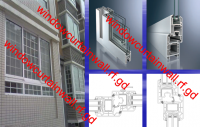 Plastic steel window system
