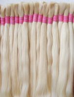 Light Blonde #613/Blonde Bulk Hair for extensions