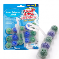 Toilet Rim Blocks Flush Hanging Flush Toilet Bowl Cleaner 4 Pcs Packing Toilet Ball Deodorizer Rim Block