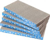 Cat Scratch Pad, Cat Scratcher Cardboard,Reversible,Durable Recyclable Cardboard, Premium Scratch, Suitable for Cats to Rest, Grind Claws and Play