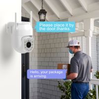 5MP WiFi Security Camera, Outdoor 2.4G, Motion Detection, Sound Alarm, Two-Way Voice, Automatic Tracking, Full-Color Dual-Light