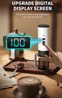 3-in-1 Portable Electric Espresso Machine Capsule Powder Travel Coffee Maker with Cordless Heating for Car and Home Camping