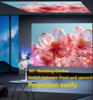 TS3 Mini Projector 4K Android 11 Smart 5G BT Wi-Fi Portatil Screen WiFi Projector with 360 Rotating Gimbal