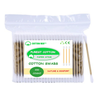 200 Count Paper Stem Cotton Swab cotton buds