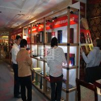 Paper display for exhibitors,paper racks for store display
