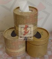 rolled edge tissue paper box