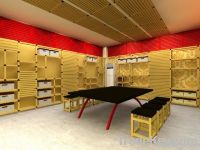 Recycling rigid square paper tube cardboard office furniture