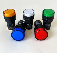 LED SIGNAL INDICATOR LIGHT Industrial LED Signal Lamp - AD22 Waterproof Indicator, 50,000Hrs Lifespan, Screw Terminal, for Electrical Control/Telecom/Mining Equipment