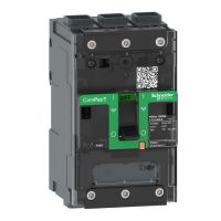 Compact NSXm Molded Case Circuit Breaker (MCCB) | 16-160A | Smallest in NSX Range | Integrated ELCB Protection | DIN Rail Mount | 3P/4P Poles | EverLink Connectors | Roto-Active Breaking Tech