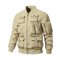 Menâ€™s multi-pocket work jacket