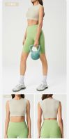 Women's Cropped Yoga Tank  Lightweight Breathable Workout Top DAW157