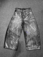 Unisex Custom Jeans With Pearlescent Rainbow