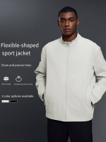 Men's Stand Collar Windbreaker