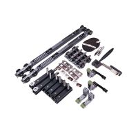 Suspension Door Hanging Rail Soft Closing Same Direction Linkage -2+0