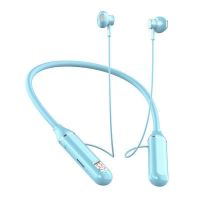 New style universal wireless neck-mounted semi-in-ear sports Bluetooth earphones with high-quality sound.