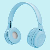 .Best-selling macaron-colored over-ear Bluetooth headphones with a cute cartoon design, suitable for children and students. Model Y08, makes a great gift. Ideal for mobile phone gaming and features an extra-long battery life.