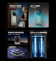 High - Definition Smart Doorbell with Advanced Monitoring - Sleek Black Edition