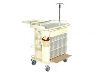 EMERGENCY AID AND DRUG TROLLEY - MEDICATION TROLLEY