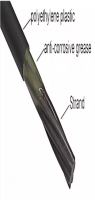 LRPC Steel Strand with grease and plastic sheathed