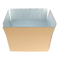 Custom Corrugated Cardboard Paper Packaging Tear Strip Printed Shipping Gift Box with Aluminum Foil