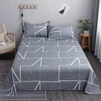 Gray washed cotton bed  sheets